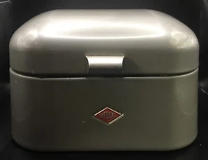 Caja de pan Wesco Grandy Breakfast Sandwich Box níquel plata acero - Imagen 1 de 8