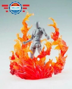Figura de acción D-Art efecto ardiente llama para Kamen Rider Figma Gundam Hot Toys - Imagen 1 de 4