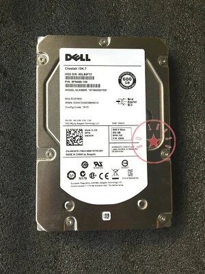 Dell Cheetah 15K .7 W347K 0W347K ST3600057SS 600 GB 6G 3,5" SAS HDD DISCO RIGIDO - Immagine 1 di 4