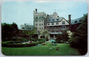 Vintage Greenwich Connecticut CT Pickwick Arms Hotel Chrome Ansicht Postkarte - Bild 1 von 2