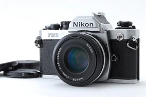 【N MINT+++】Nikon New FM2 FM2N Silver 35mm SLR Film Camera Ais 50mm f/1.8 JAPAN - Picture 1 of 12