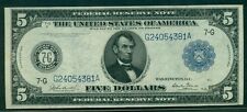 $5.00 FRN – Chicago, 1914, Fr. #869, crisp AU/UNC