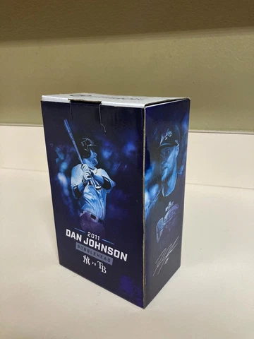 DAN JOHNSON Bobblehead  - 2011 Tropicana Field Stadium Giveaway - NIB Cover