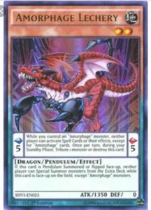 *** AMORPHAGE LECHERY *** MINT/NM ULTRA RARE SHVI-EN025 YUGIOH! - Picture 1 of 1