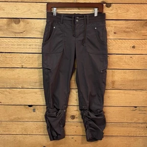 Athleta Shasta Hose Größe 4 29x31 Mid Rise grau Stretch gerade Wandern Outdoor - Bild 1 von 12