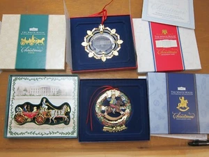 3 Adornos de Navidad de la Asociación Histórica de la Casa Blanca: 2001, 2002, 2003 - Imagen 1 de 9