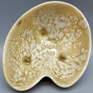 MCM Covina Pottery California Ceramic Amoeba Kidney Footed Bowl Pot Planter Vase - Picture 1 of 8