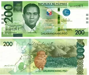 Billete Filipinas 2020 (2022) P226 200 Piso UNC - Imagen 1 de 1