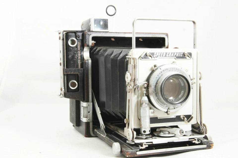 Graflex Speed Graphic 3 x 4 Body Shutter Camera w/Kodak Ektar 127mm F4.7 #2970 - Image 1 of 4