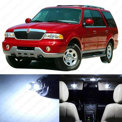 Paquete de 16 luces interiores LED blancas para Lincoln Navigator 1998-2002 + HERRAMIENTA Foto 1 de 4