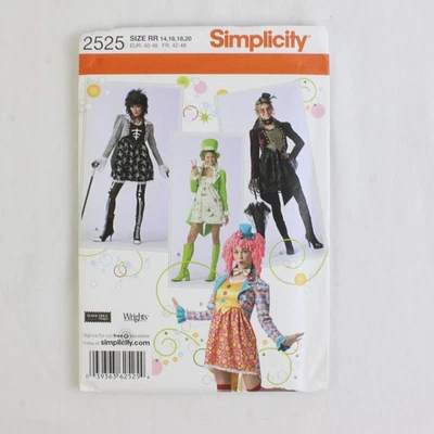 Simplicity Elaine Heigl Designs 2525 Costumes Womens Size RR (14, 16, 18, 20) - Image 1 of 4