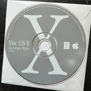 Mac OS X Developer Tools Apple 2001 691-2963-A - Afbeelding 1 van 5