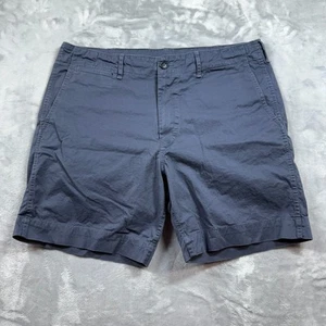 Buck Mason Chino Shorts Herren 34 dunkelblau normale Eingrifftaschen vorne flach - Bild 1 von 11