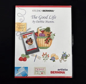 The Good Life Embroidery Designs Card #772 for Bernina Artista & Deco 300 - Picture 1 of 9