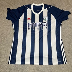 West Bromwich Albion 2017/2018 Home Football Shirt Size 2XL Cunningham - Picture 1 of 12