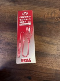 Sega Saturn S-Video AV Cable Sega Official HSS-0105 CIB Japan Brand New US Ship