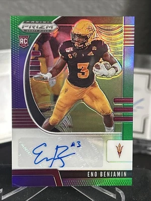 2020 Panini Prizm Draft Picks Football Eno Benjamin Rookie Prizm Auto 008/199 - Image 1 of 2