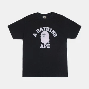 A Bathing Ape Diamond Print Ape Head T-Shirt / Size M / Mens / Black / Cotton - Picture 1 of 8