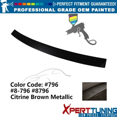 Fits 10-16 Benz E-Class W212 4Dr OE Style Painted #796 Brown Roof Spoiler ABS Foto 1 de 4