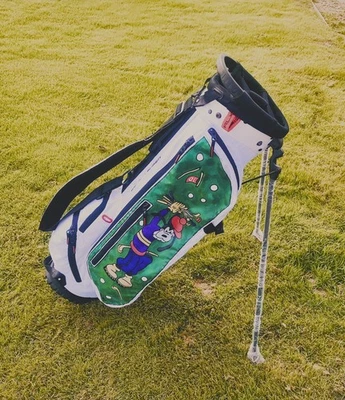 **NUEVO Y ULTRA RARO 4 COLECCIONISTAS ** Bolsa de pie de golf Polo Ralph Lauren RLX BLANCA Foto 1 de 4