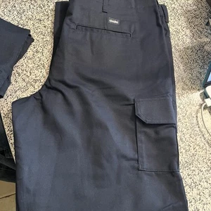 2 Pair New Cintas Navy Blue Cargo Work Pants Size 18Reg - Picture 1 of 5