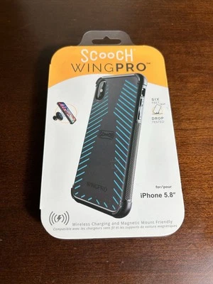 Чехол Scooch WingPro для Apple iPhone X/Xs черный/синий - Изображение 1 из 3