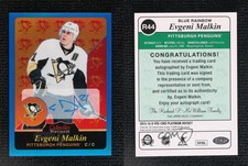 2015-16 O-Pee-Chee Platinum Retro 2018-19 Update Rainbow Blue Evgeni Malkin Auto