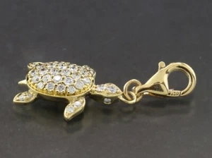Brillant Anhänger 0,30 ct "Schildkröte" 18kt/750er Gold Wert 2.250 Euro Neu - Bild 1 von 5
