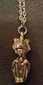 PEWTER OSIRIS PENDENT- ANCIENT EGYPT- MYHOLOGY- OCCULT - Picture 1 of 4