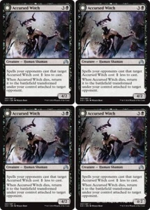MTG - 4x ACCURSED WITCH - Shadows over Innistrad (U) - Picture 1 of 2