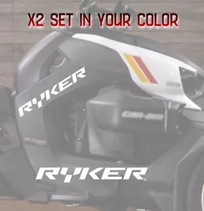 BRP CAN-AM CANAM RYKER SPYDER CALCOMANÍA PEGATINA PAQUETE DE 2 CALCOMANÍAS CALCOMANÍAS 19x2,6"" - Imagen 1 de 16