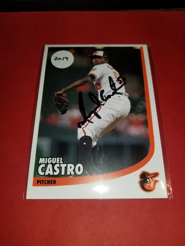 Miguel Castro New York Yankees  Autographed Postcard 2019 Fan fest Cover