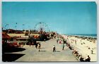 Daytona Beach Florida~Boardwalk Ice Cream & Hotdog Stand~Ferris Wheel~1950s