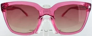 New Bally BY034-H 72T Pink Plastic Frame Brown Gradient Tint Lens Sunglasses - Picture 1 of 9