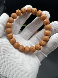 Lujosa pulsera de nogal erizo 9x11 mm 911土豪猴头手串 - Imagen 1 de 11