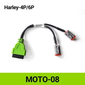 Motorcycle Diagnostic Cable For Harley 4PIN/6PIN to OBD2 16PIN Female - Picture 1 of 1