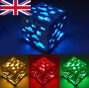 Rechargeable Minecraft Ore Night Light Lamp - Picture 1 of 7