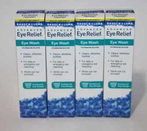 4x BAUSCH & LOMB EYE WASH 4 OZ Exp. 02/2026 - Picture 1 of 2