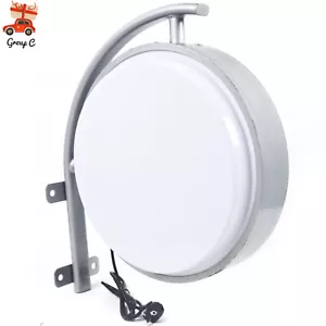 LED Leuchtkasten Rund Doppelseitig Leuchtreklame Lichtwerbung Leuchtschild 40cm - Bild 1 von 11