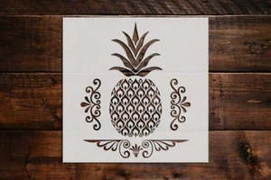 Reusable Pineapple Stencil for DIY Crafts & Wall Art - Perfect for Painting & De - Picture 1 of 8