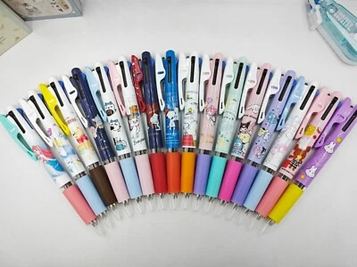 Neu Uni Japan Kamio Sanrio Snoopy Disney Winnie Jetstream 3 Farben Kugelschreiber - Bild 1 von 4