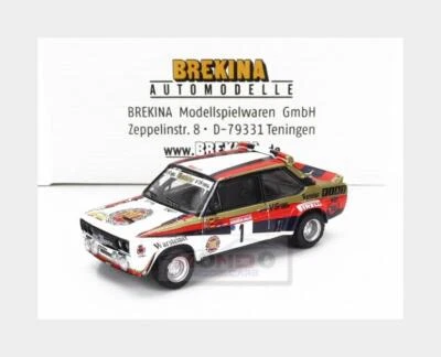 1:87 BREKINA PLAST Fiat 131 Abarth #1 Winner Rally Hunsrueck 1980 Rohrl BRE22663 - Immagine 1 di 2
