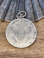 Antiker Anhänger Silber 20 Kreuzer 1827 Münze Uhrkette Taschenuhrkette 2490.21