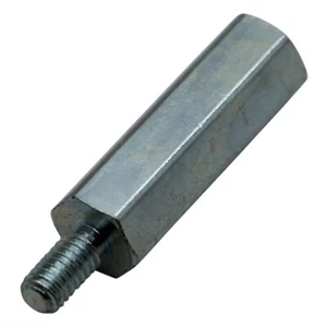 10X 227X35 Distanzmuffe mit Gewinde Innengew: M4 35mm Außengew: M4 Stahl DREMEC - Bild 1 von 1