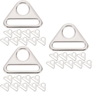 3 Pack Underwear Adjustment Buckle Adjuster Triangle Ring Strap Buckles Craft - Picture 1 of 12