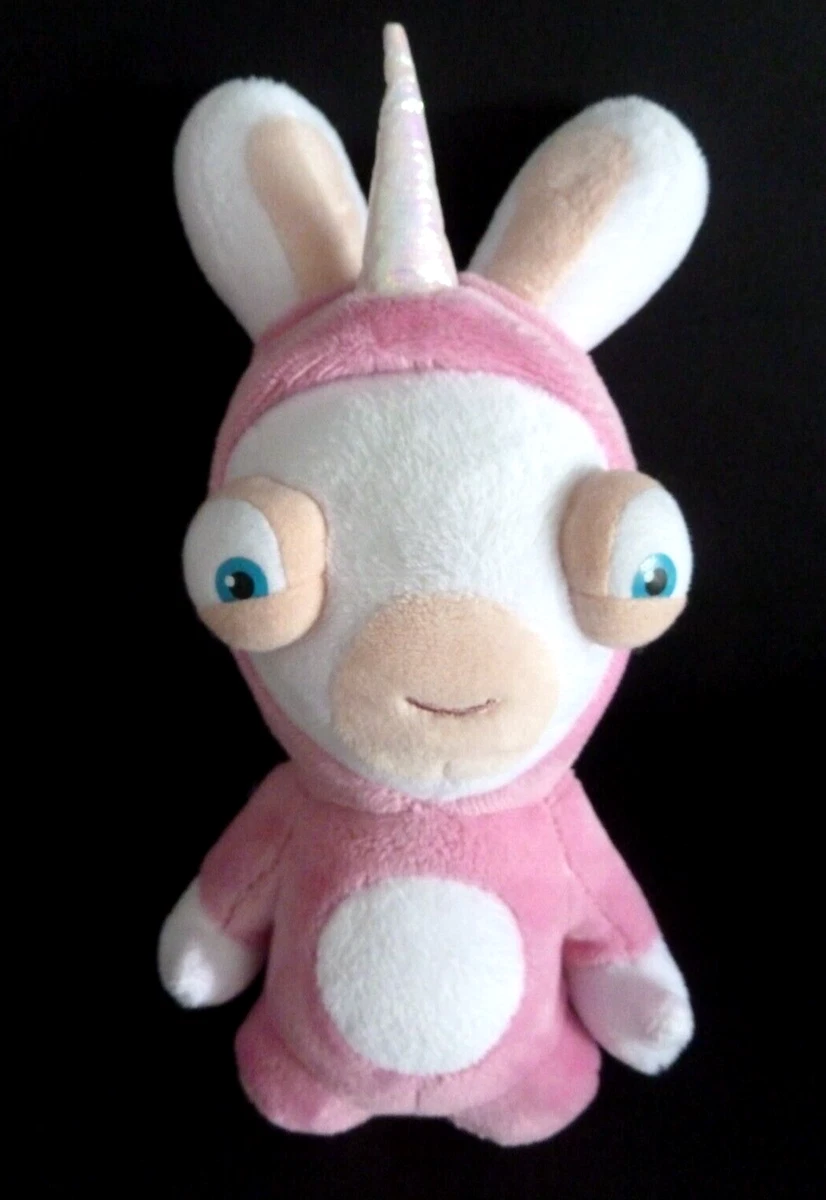 Peluche Lapins Crétins Bean - Bouche Fermée, 18 Cm