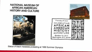 National Museum of African American History, 1968 Black Olympic Protestors, FDC - Picture 1 of 1