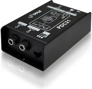 Premium Direct Injection Audio Box - Passive DI Unit Hum Eliminator w/ Input - Picture 1 of 7