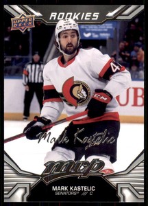 2022-23 MVP Base Silver Script Rookie SP #241 Mark Kastelic - Ottawa Senators