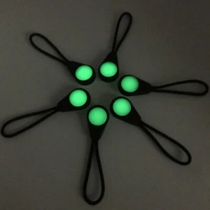 5Pcs/Lots Luminous Zipper Pull Glow In The Dark Zipper Puller Head DIY Gift - Picture 1 of 12